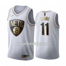 Dres Brooklyn Nets Kyrie Irving 11 Nike 2019-20 Bijela Golden Edition Swingman